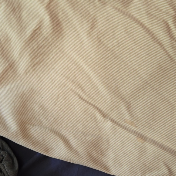 Cream/peach pinstripe pants, Jones New York Country - Picture 7 of 8